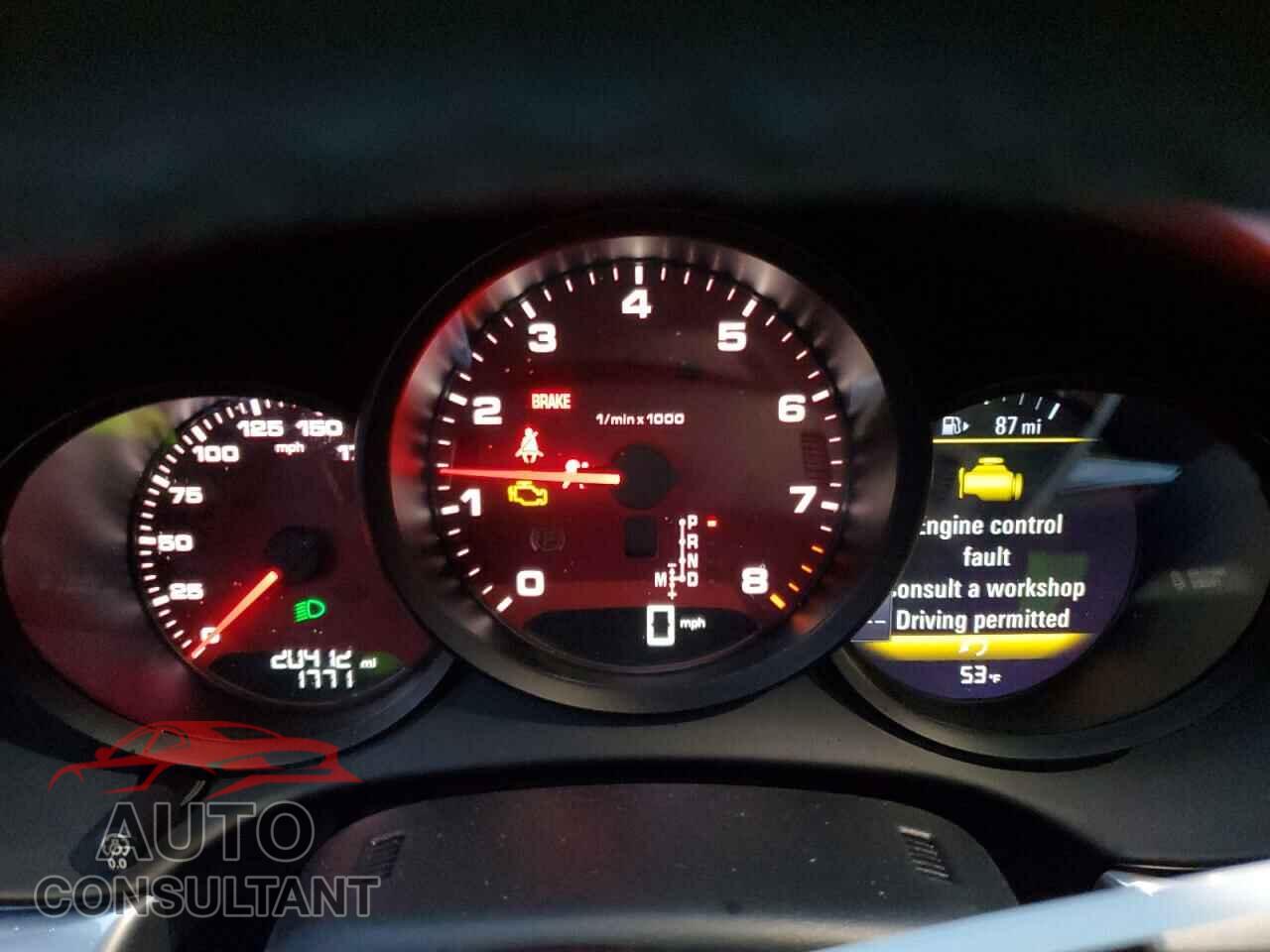 PORSCHE BOXSTER 2017 - WP0CA2A81HS221178