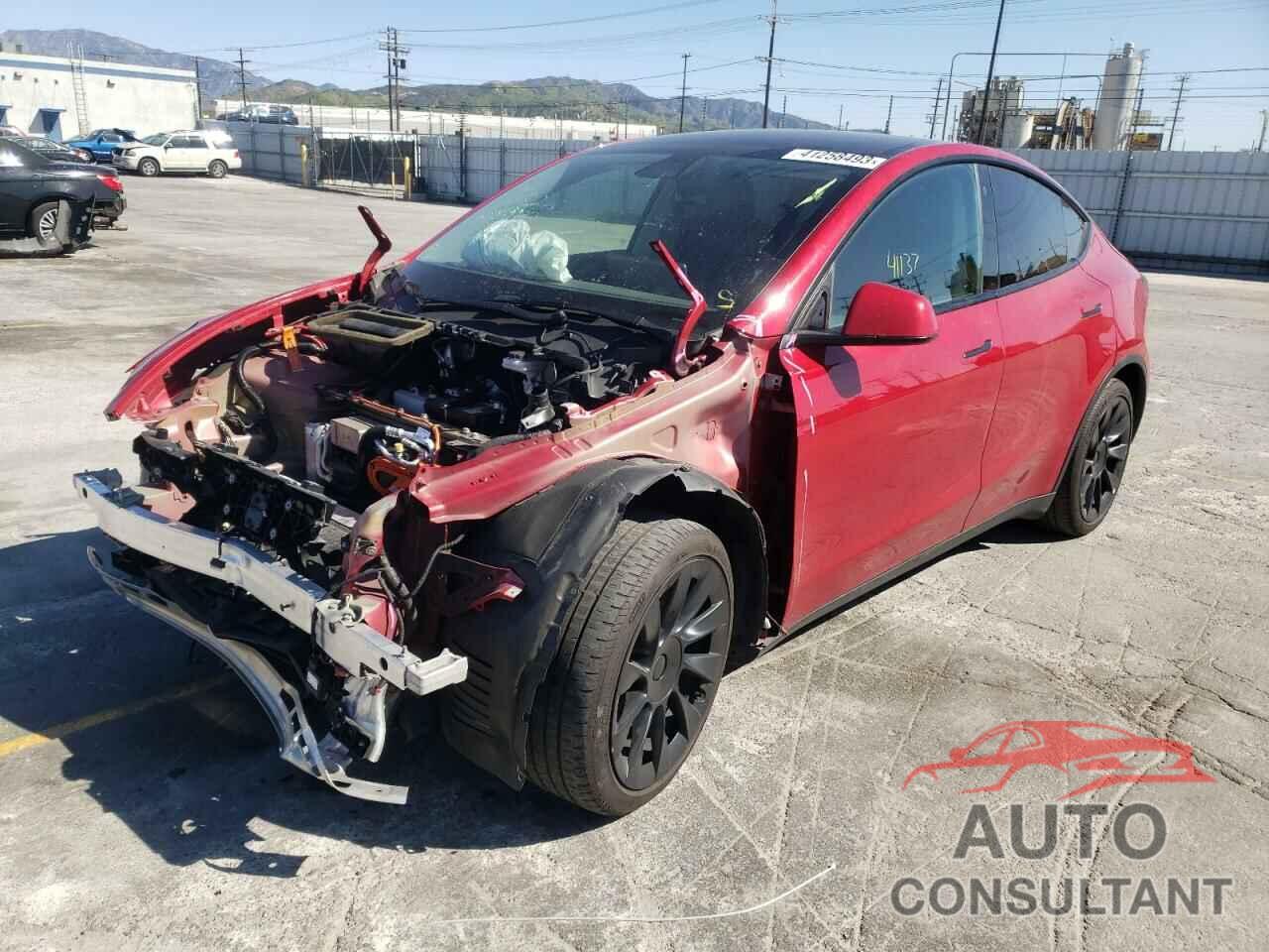 TESLA MODEL Y 2021 - 5YJYGDEE0MF093975