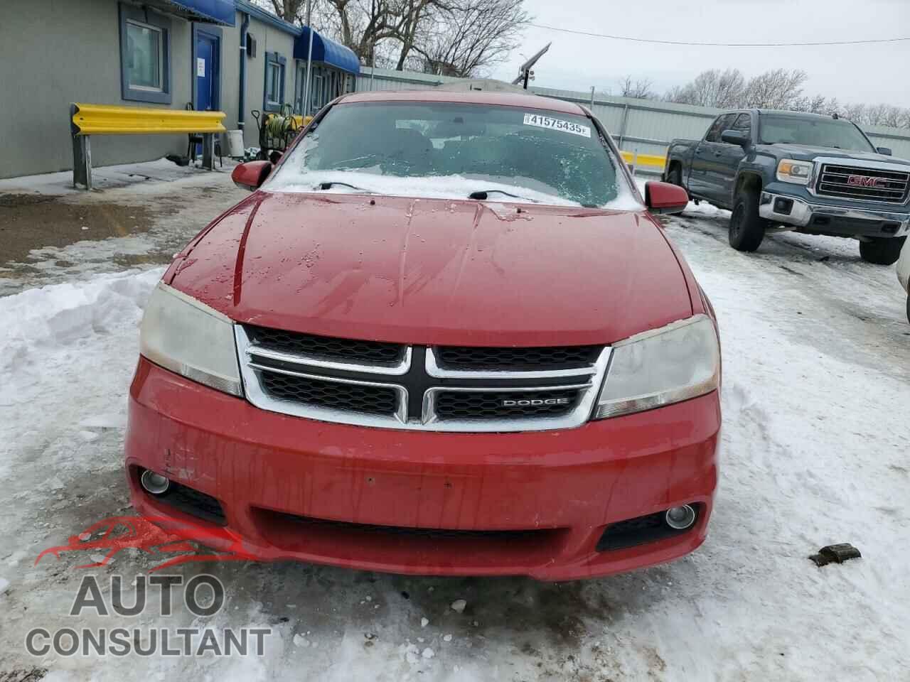 DODGE AVENGER 2012 - 1C3CDZEG6CN151562