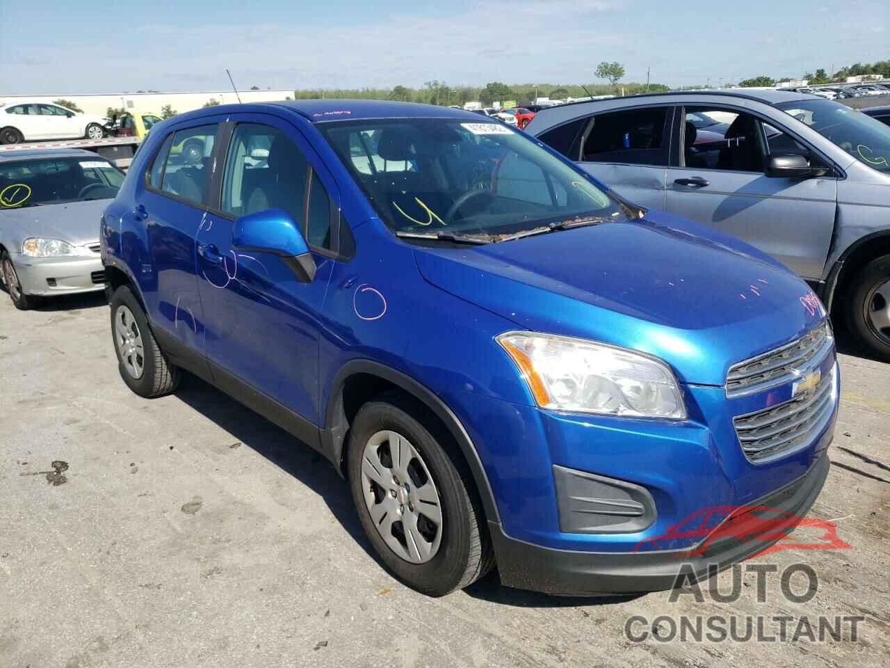 CHEVROLET TRAX 2016 - KL7CJKSB2GB758146