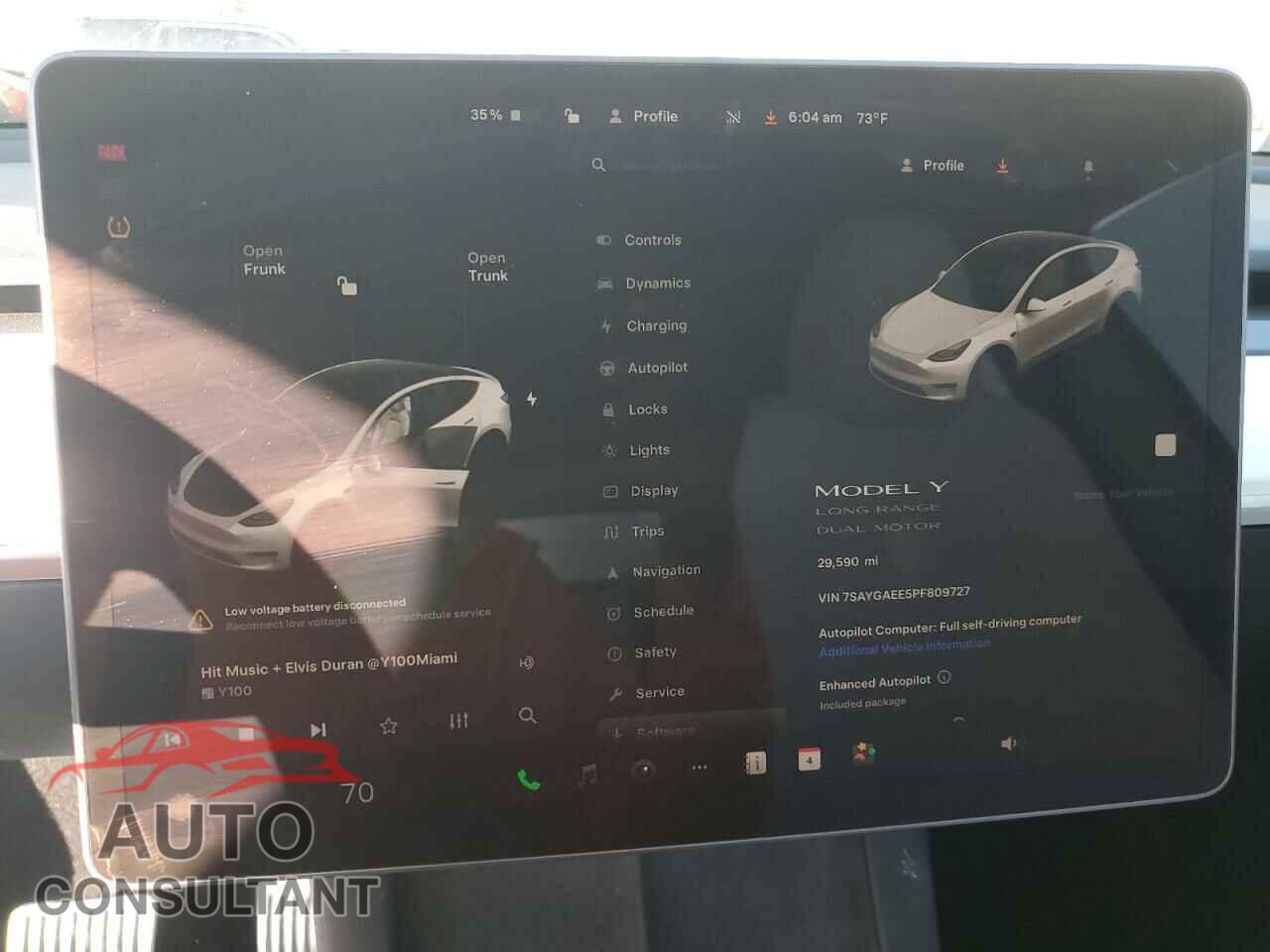 TESLA MODEL Y 2023 - 7SAYGAEE5PF809727
