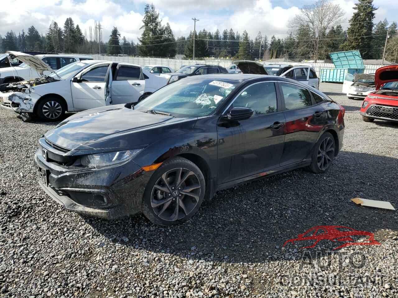 HONDA CIVIC 2020 - 19XFC2F80LE200348