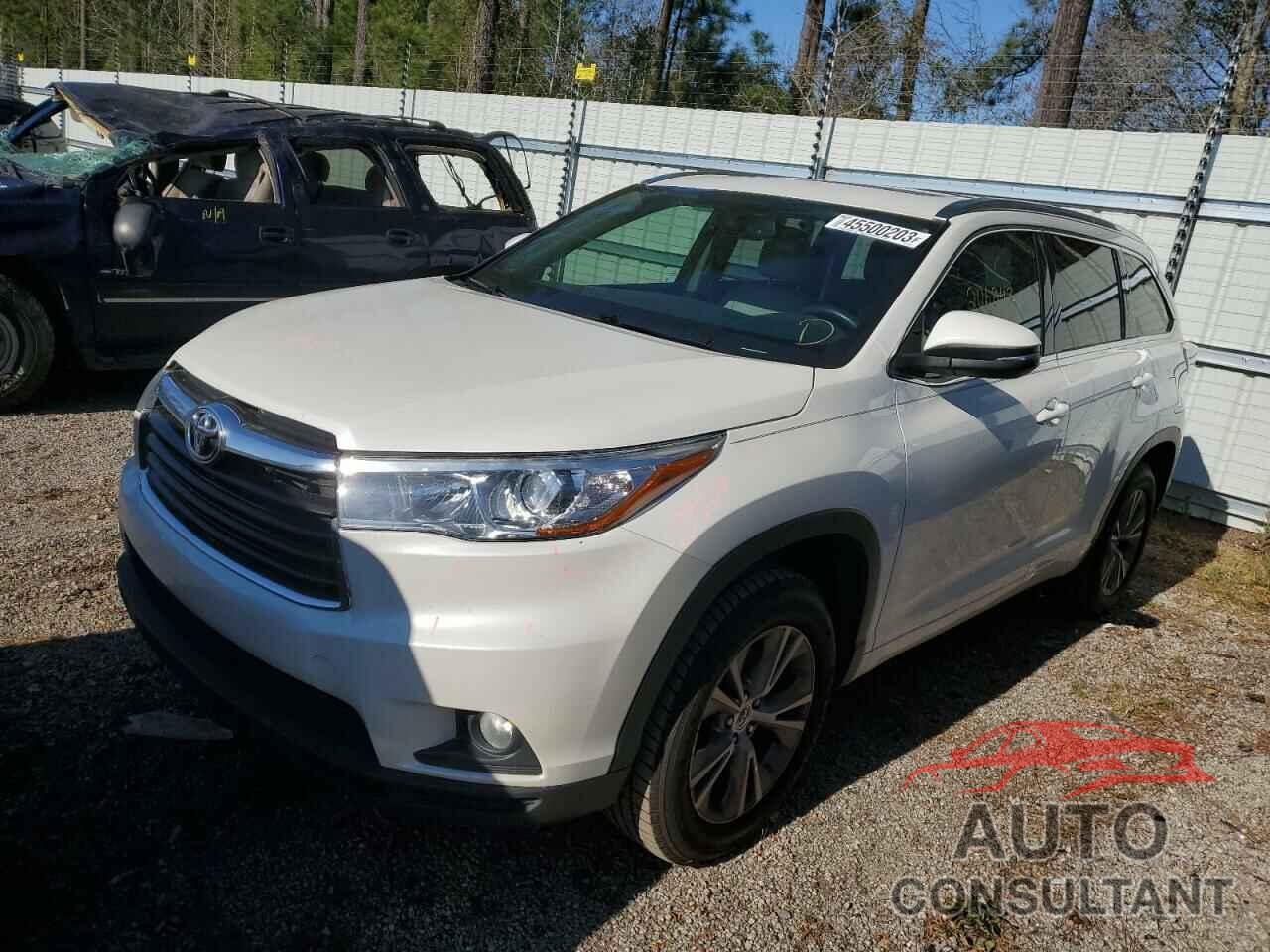 TOYOTA HIGHLANDER 2015 - 5TDKKRFH5FS108995
