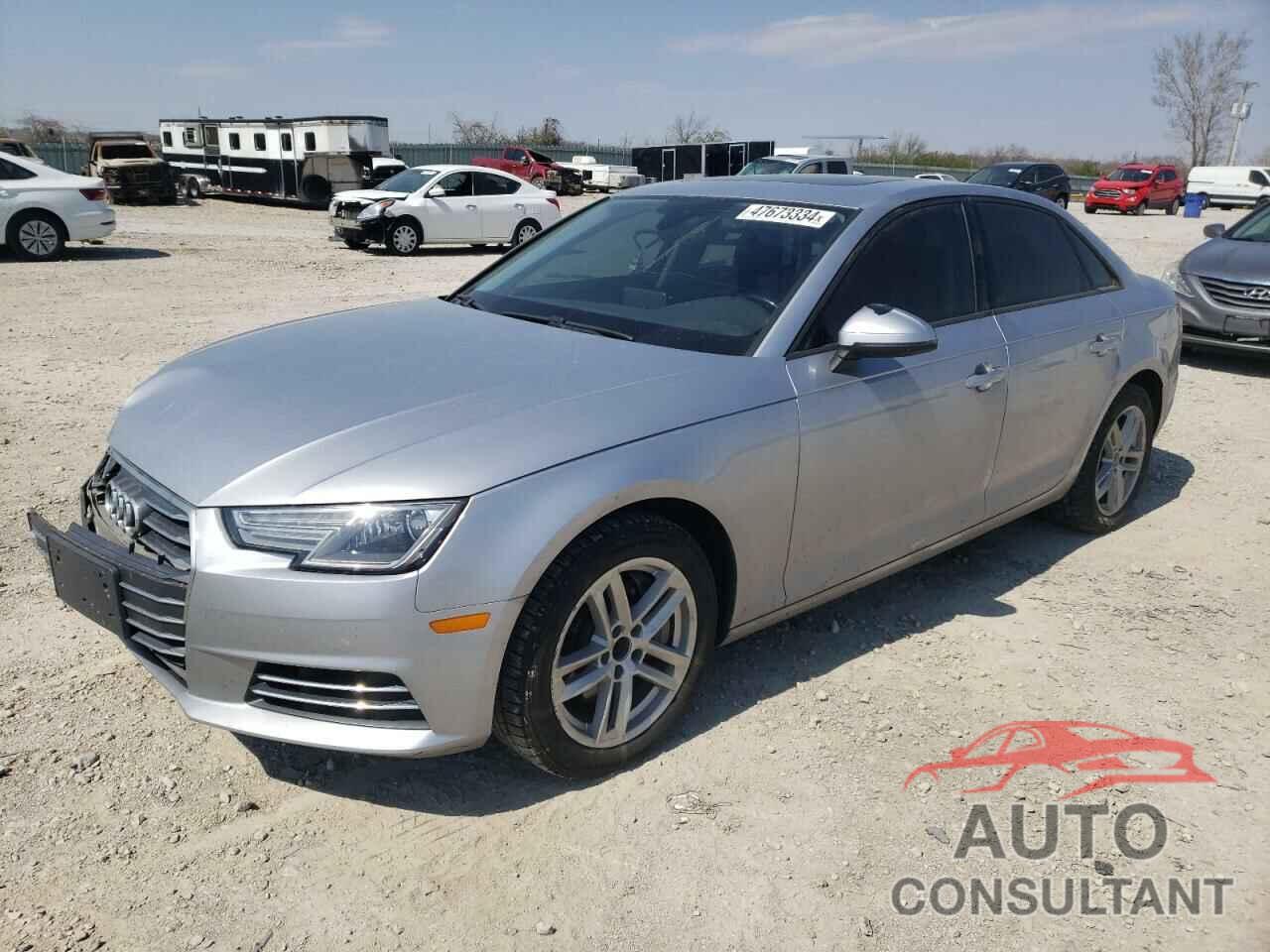 AUDI A4 2017 - WAUANAF40HN027023