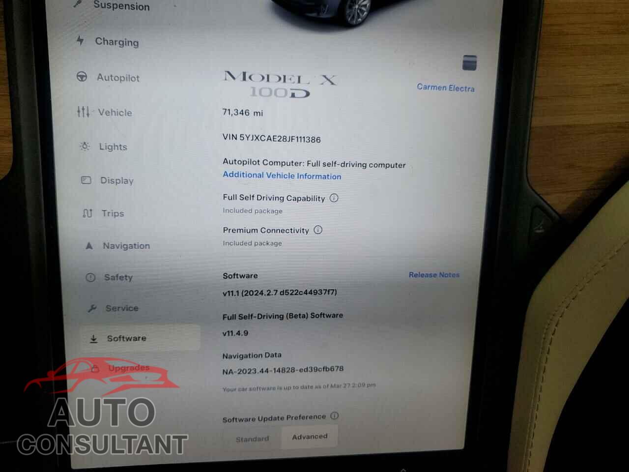 TESLA MODEL X 2018 - 5YJXCAE28JF111386