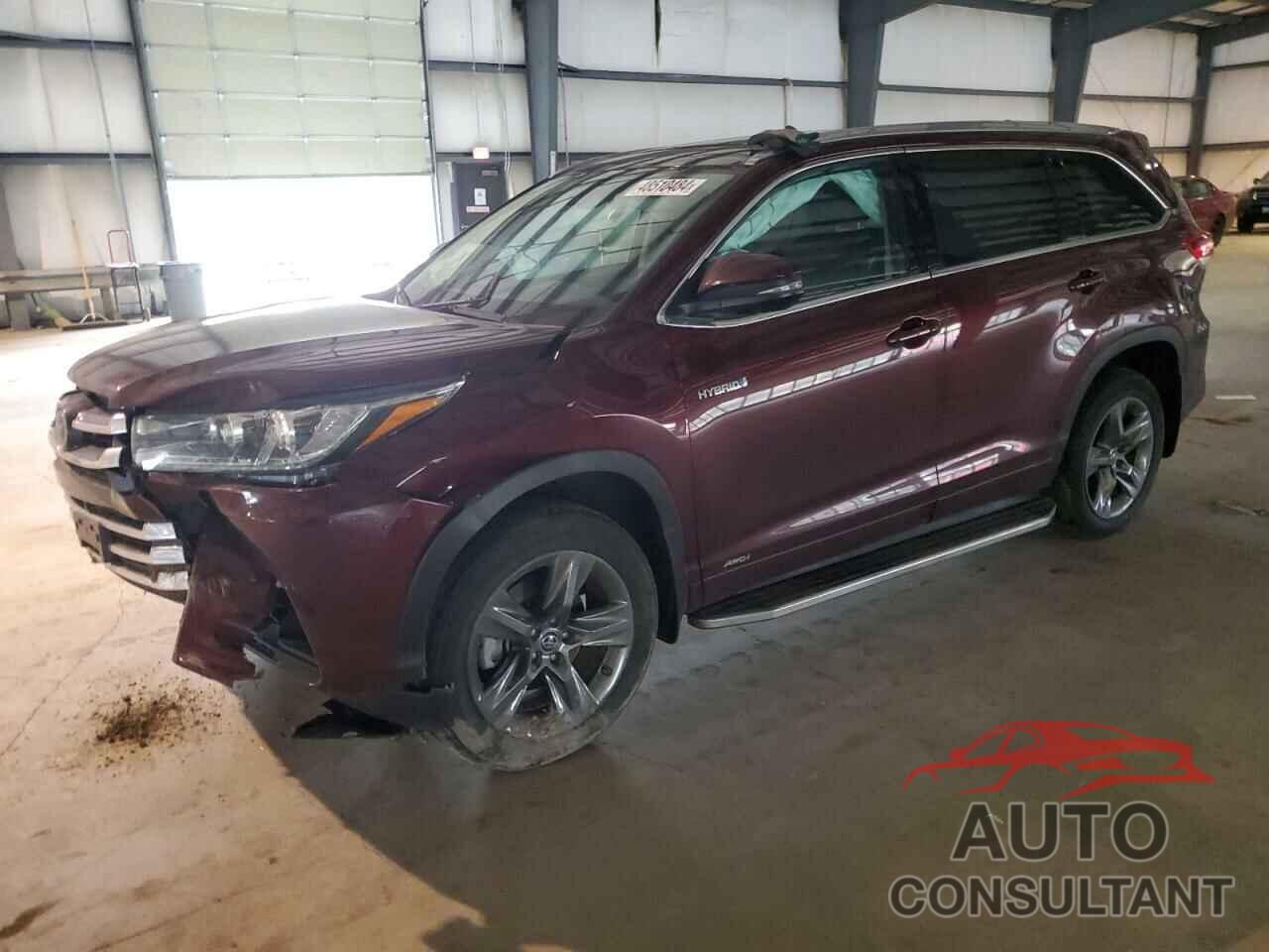 TOYOTA HIGHLANDER 2018 - 5TDDGRFH8JS048309