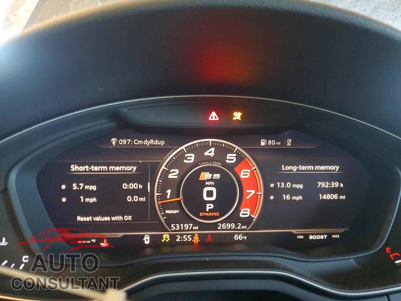 AUDI S5/RS5 2018 - WAUC4CF58JA098953