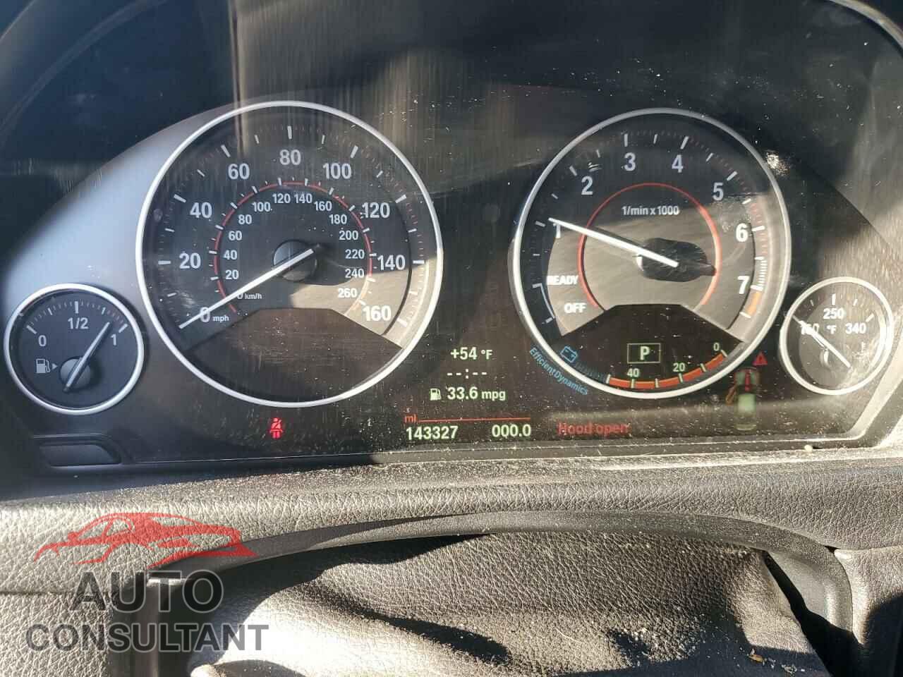 BMW 3 SERIES 2014 - WBA3B5C54EP539289