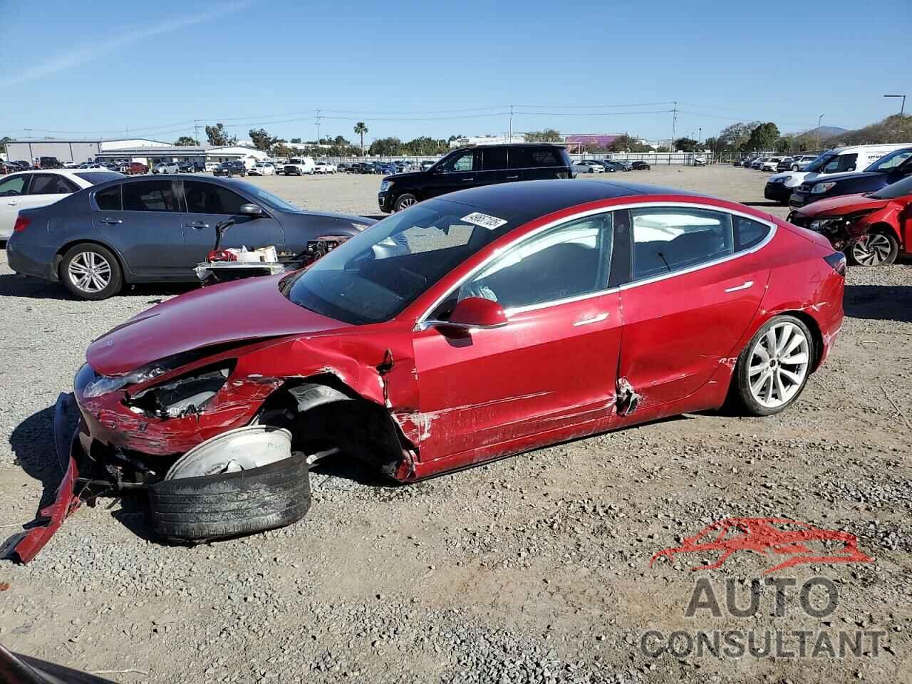 TESLA MODEL 3 2018 - 5YJ3E1EA9JF037704