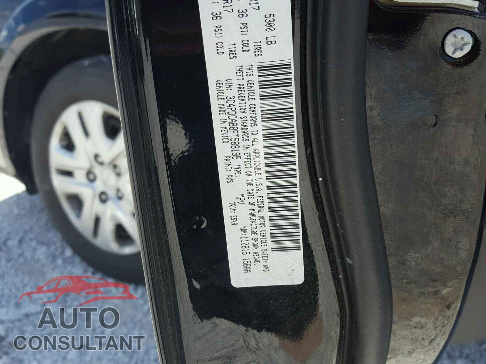DODGE JOURNEY 2015 - 3C4PDCAB8FT588195