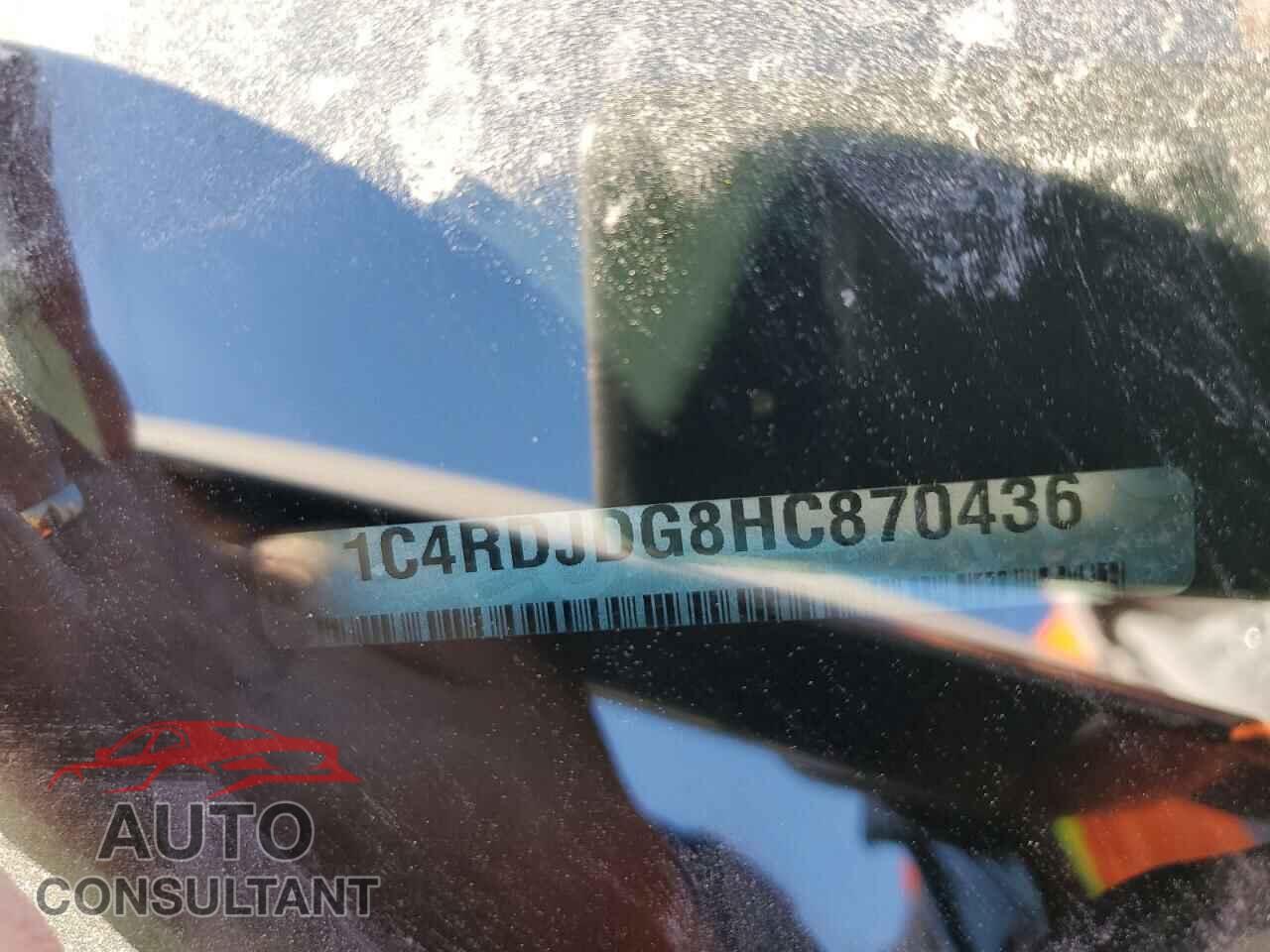 DODGE DURANGO 2017 - 1C4RDJDG8HC870436