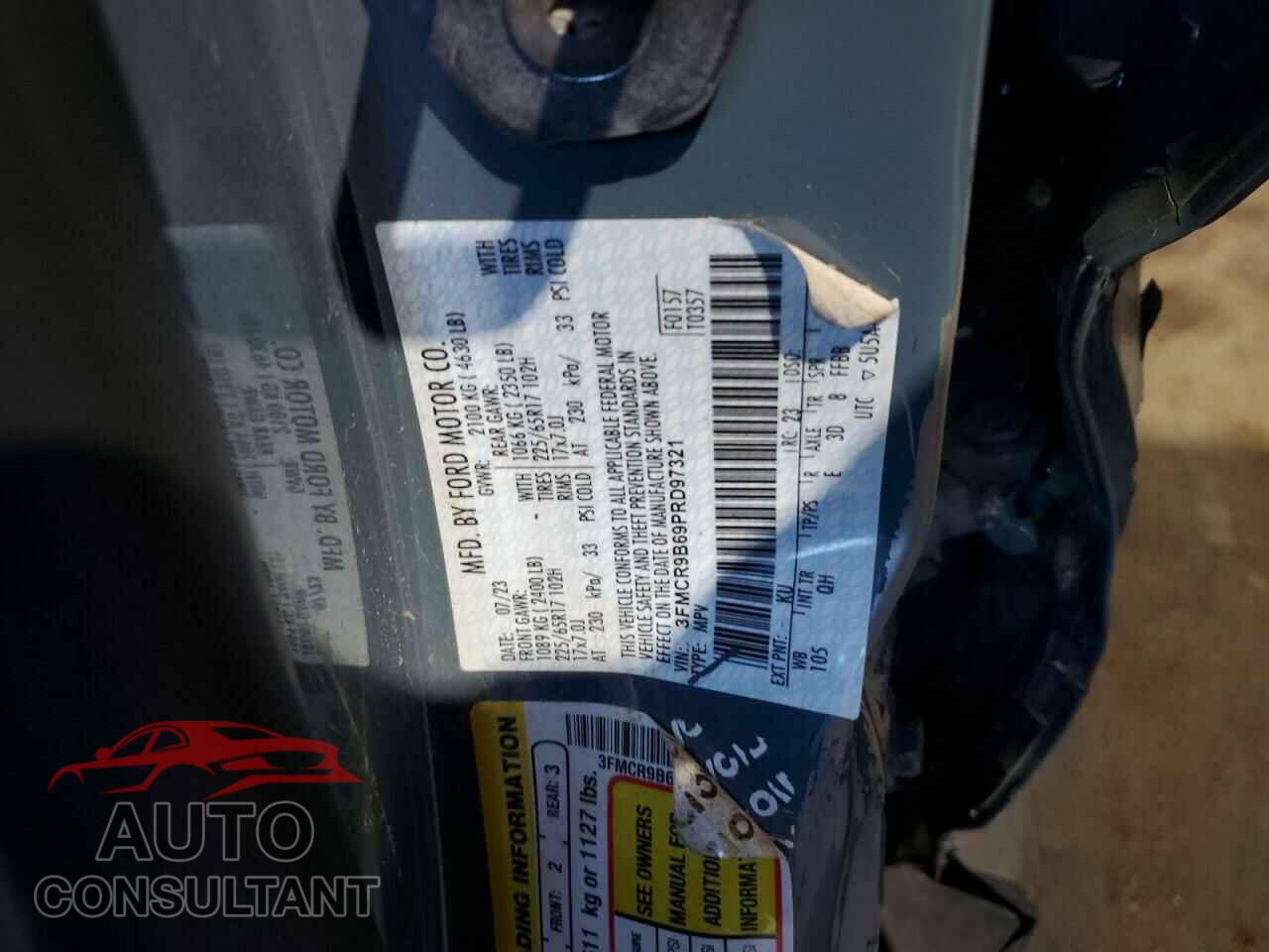 FORD BRONCO 2023 - 3FMCR9B69PRD97321