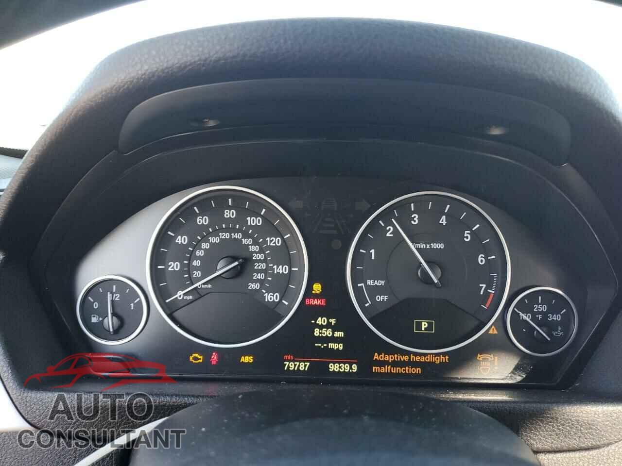 BMW 3 SERIES 2013 - WBA3C1C53DF442739