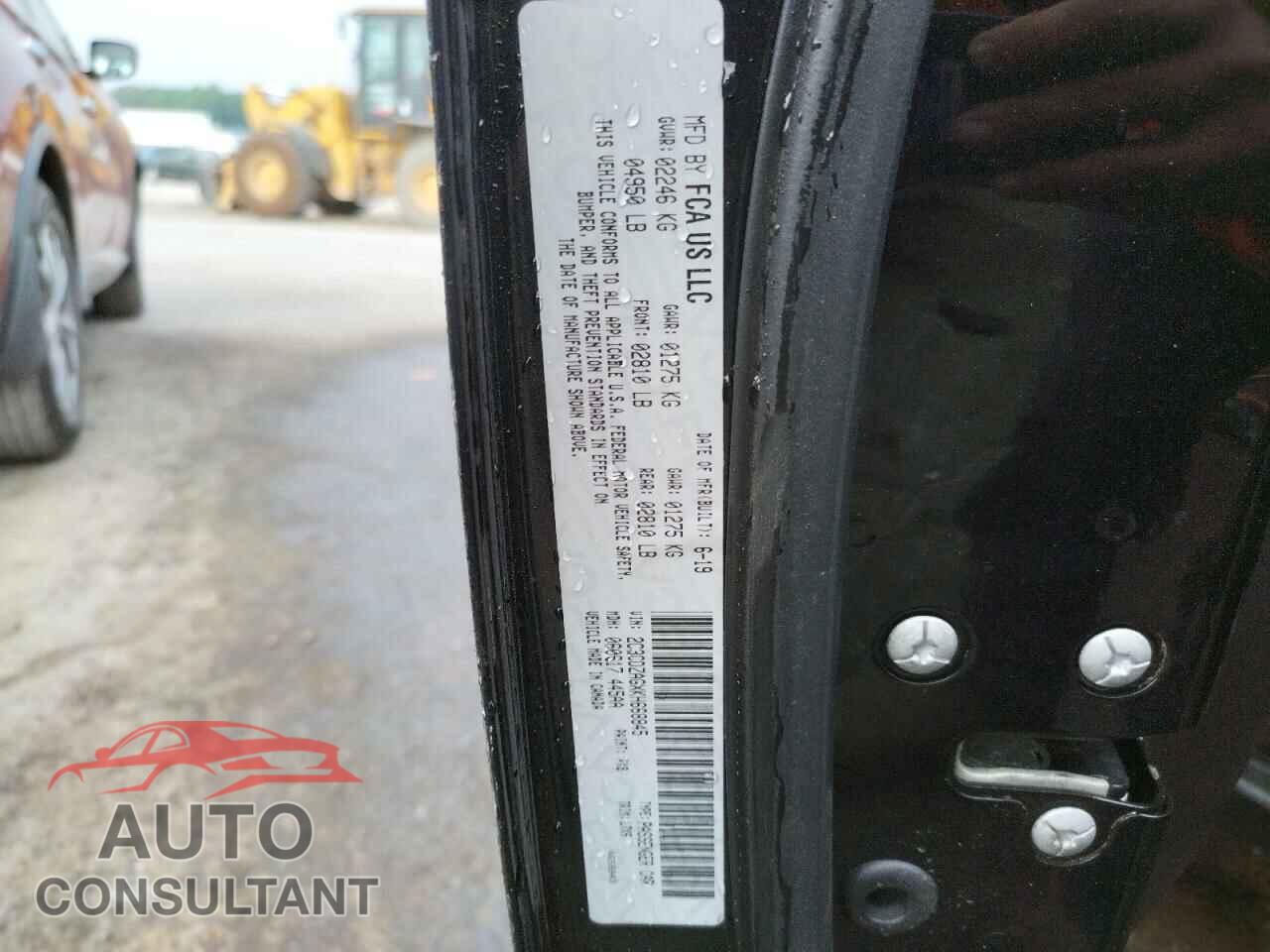 DODGE CHALLENGER 2019 - 2C3CDZAGXKH668845