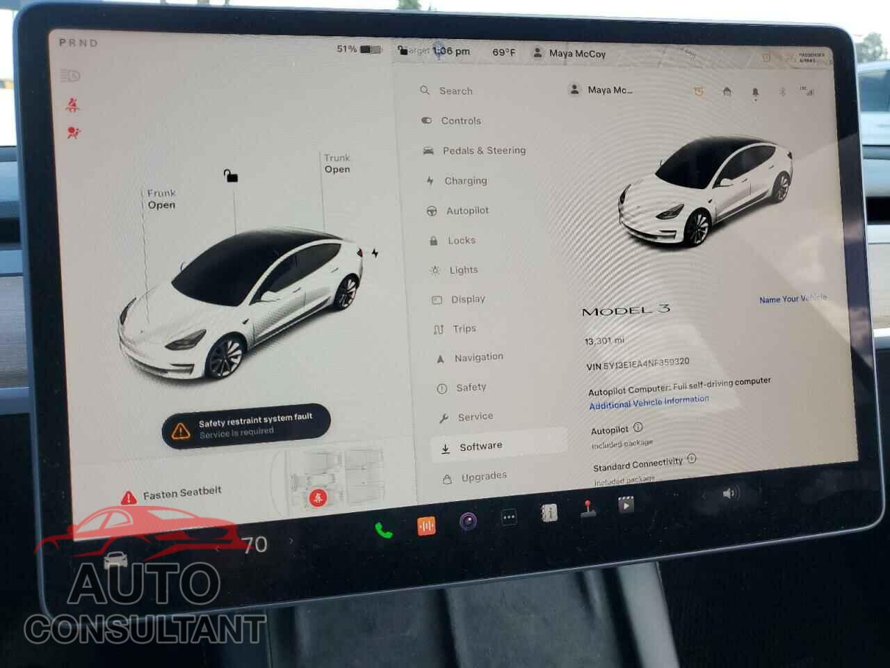 TESLA MODEL 3 2022 - 5YJ3E1EA4NF359320