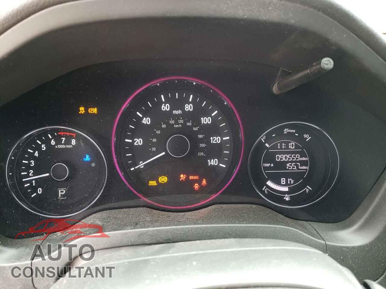 HONDA HR-V 2017 - 3CZRU5H71HM726186