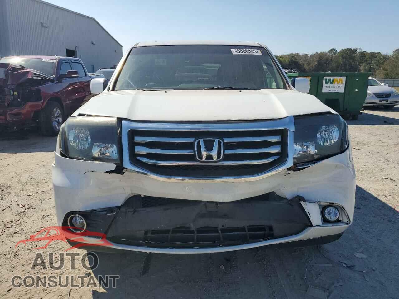 HONDA PILOT 2013 - 5FNYF3H77DB018345