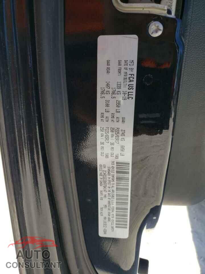 DODGE CARAVAN 2019 - 2C4RDGEG9KR784147