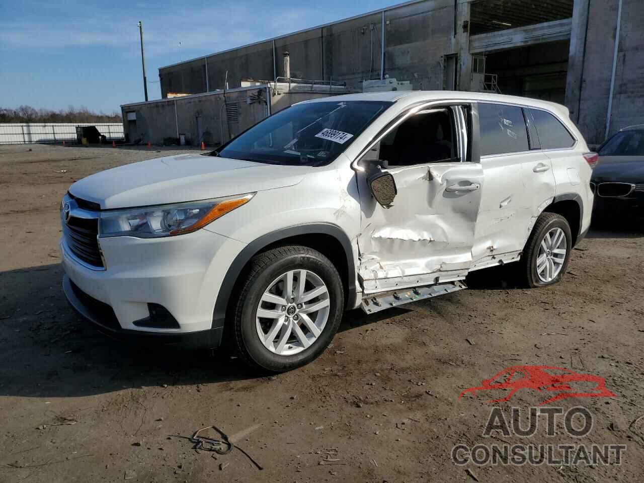 TOYOTA HIGHLANDER 2016 - 5TDZARFH2GS019923