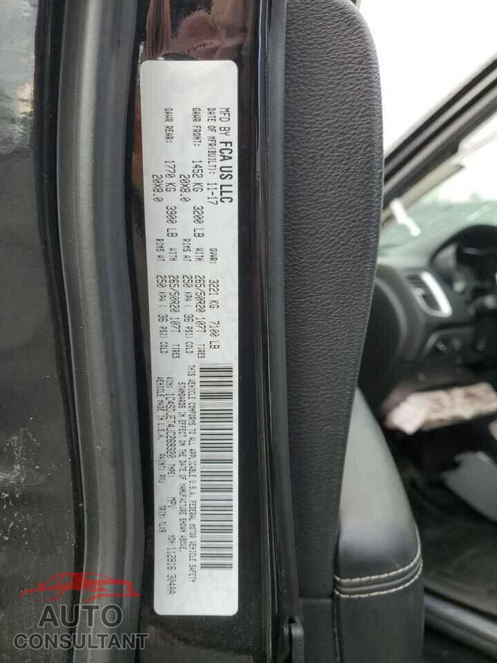 DODGE DURANGO 2018 - 1C4SDJET4JC269320