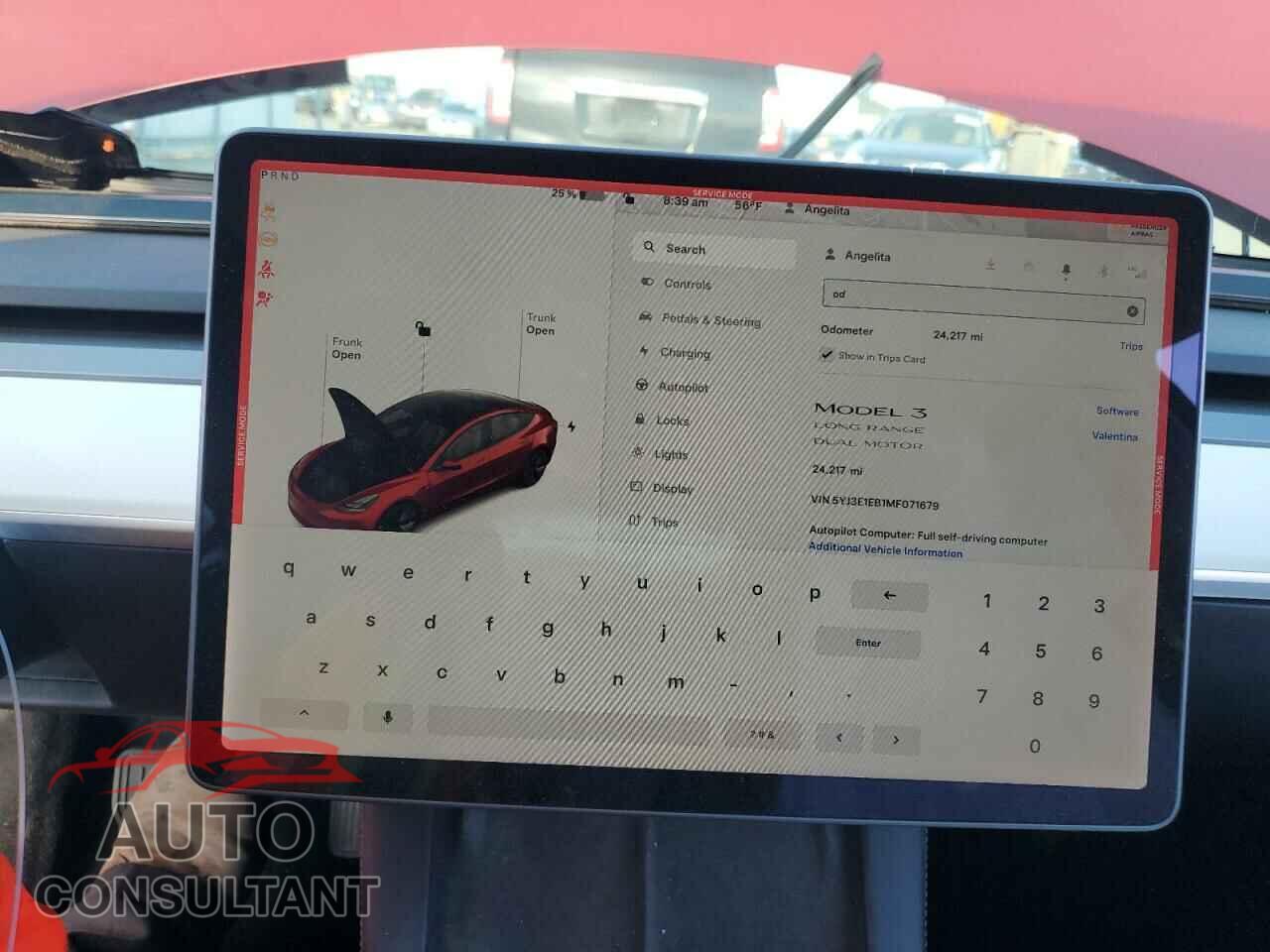 TESLA MODEL 3 2021 - 5YJ3E1EB1MF071679