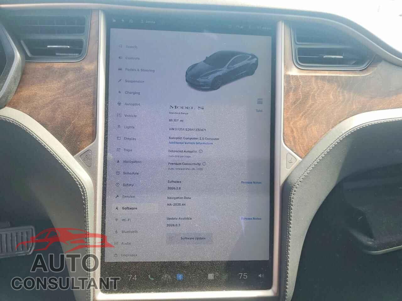 TESLA MODEL S 2019 - 5YJSA1E26KF332471