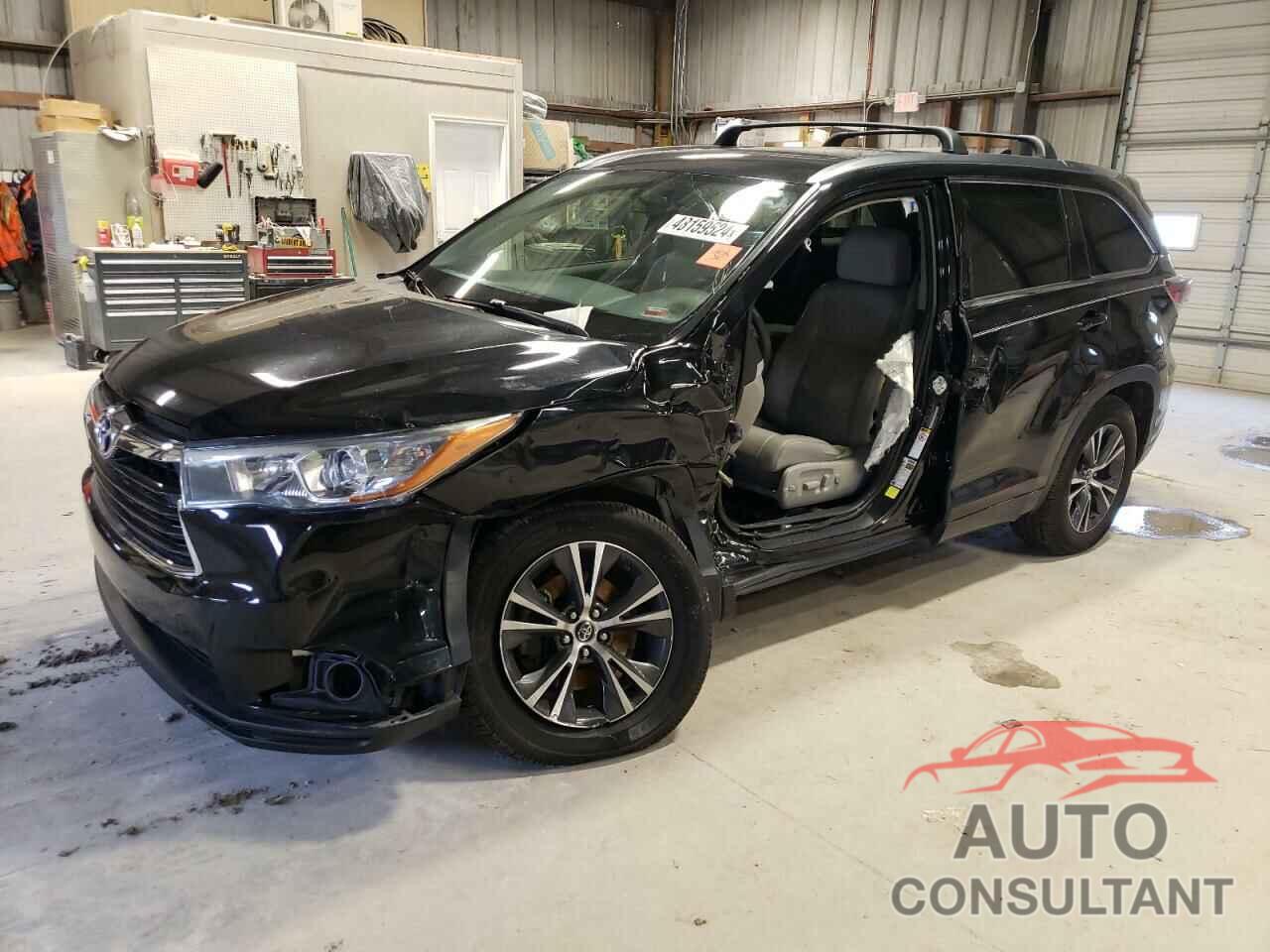 TOYOTA HIGHLANDER 2016 - 5TDKKRFH7GS504721