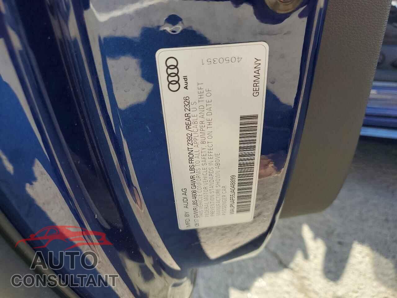 AUDI A5 2018 - WAUPNAF55JA048899