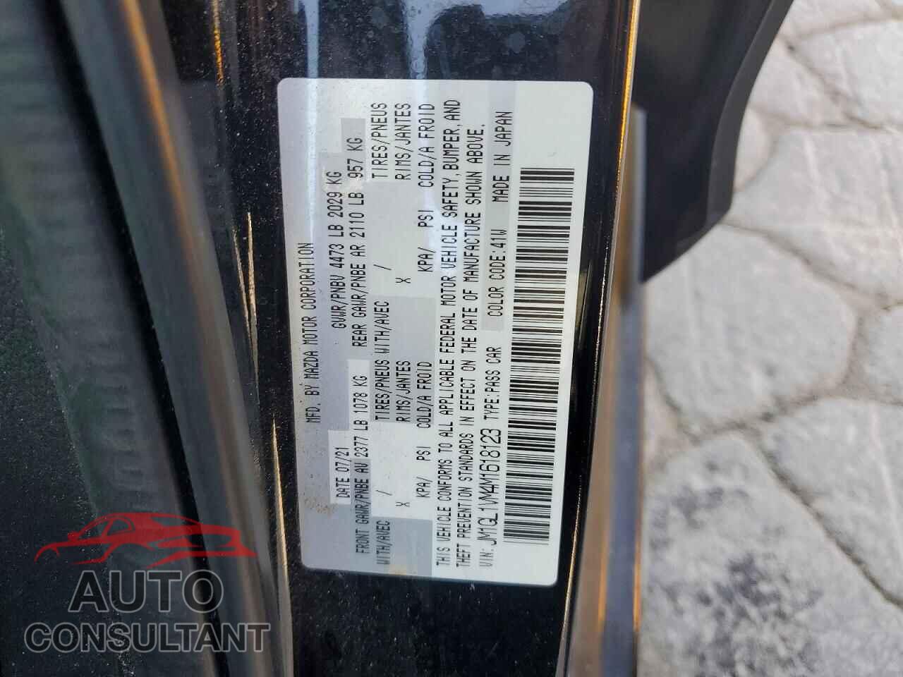 MAZDA 6 2021 - JM1GL1VM4M1618123