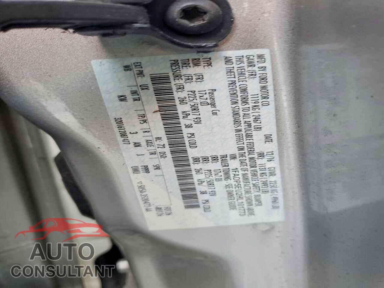 FORD CMAX 2017 - 1FADP5EU2HL101773