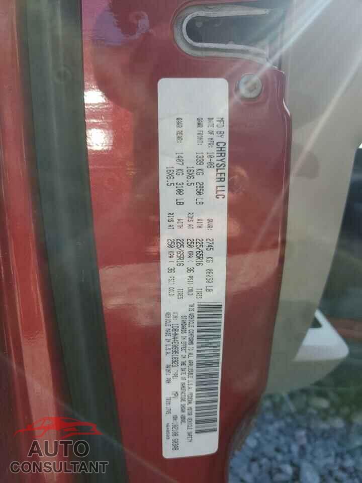 DODGE CARAVAN 2009 - 1D8HN44E09B518923
