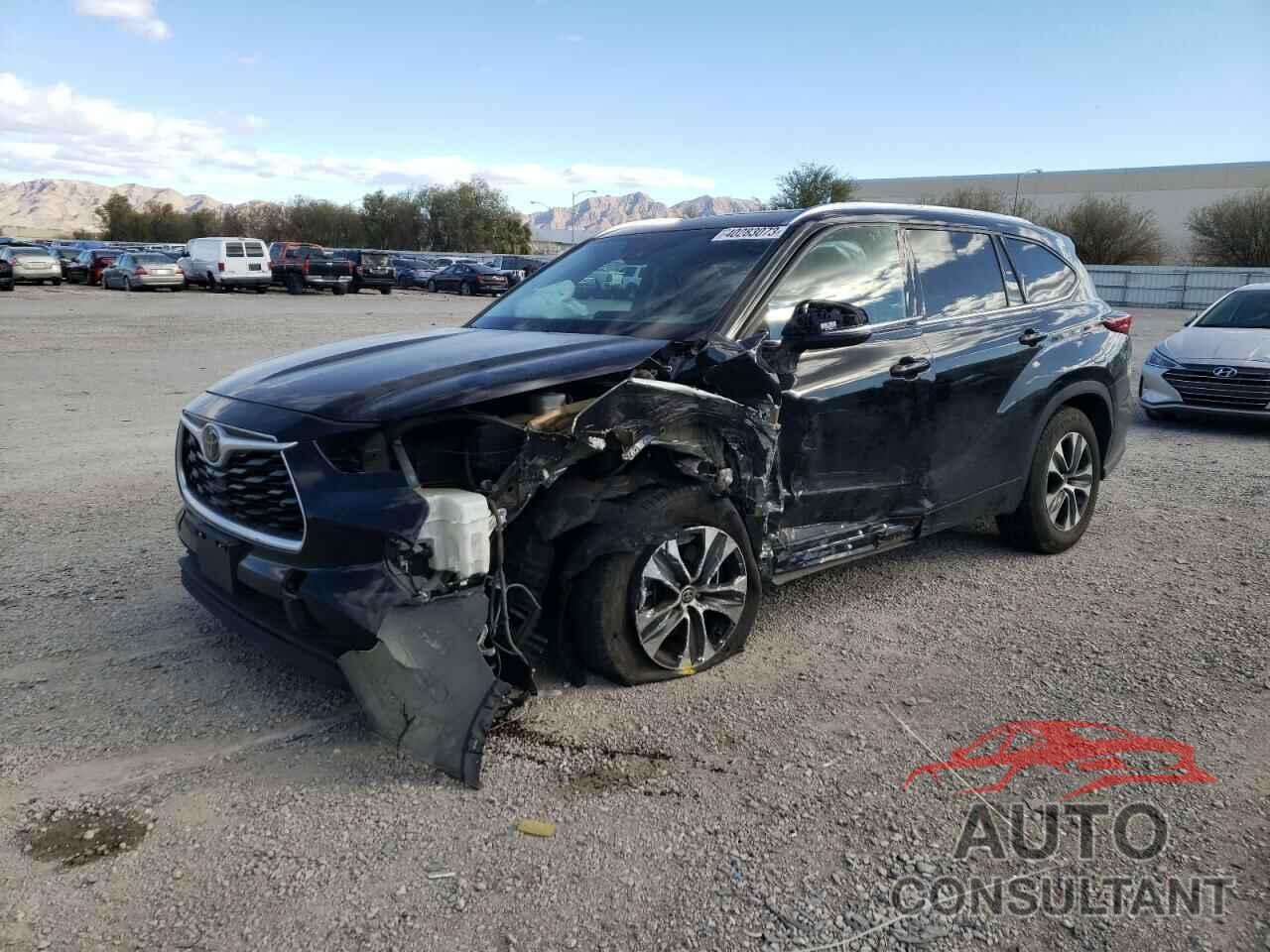 TOYOTA HIGHLANDER 2020 - 5TDGZRAH7LS501708