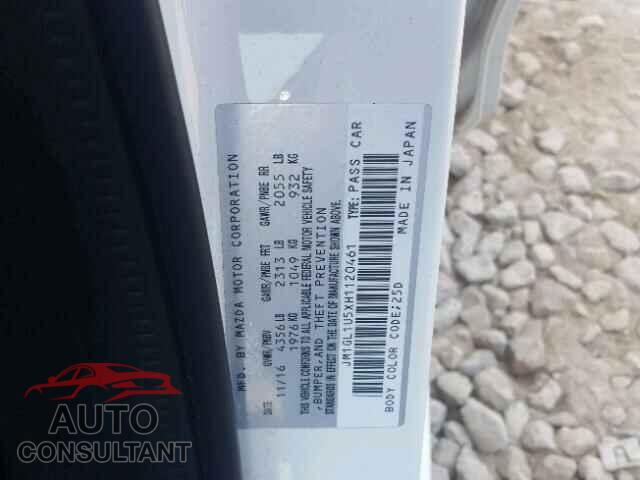 MAZDA 6 2017 - JM1GL1U5XH1120461