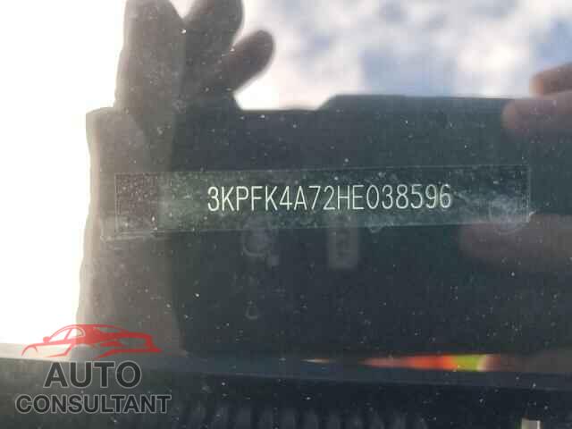 KIA FORTE 2017 - 3KPFK4A72HE038596