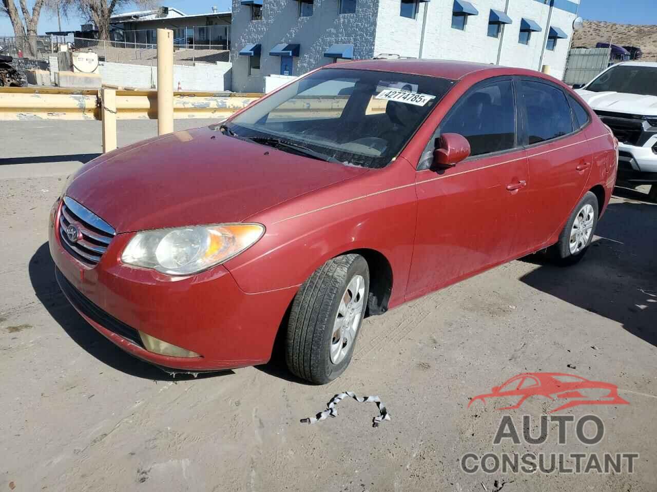 HYUNDAI ELANTRA 2010 - KMHDU4ADXAU947129
