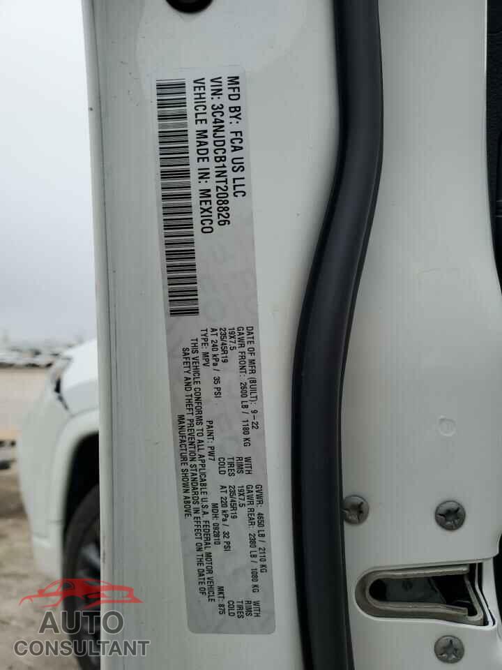 JEEP COMPASS 2022 - 3C4NJDCB1NT208826