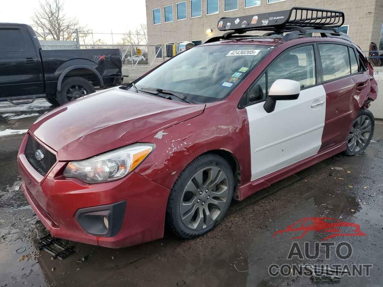 SUBARU IMPREZA 2013 - JF1GPAS60D2822556