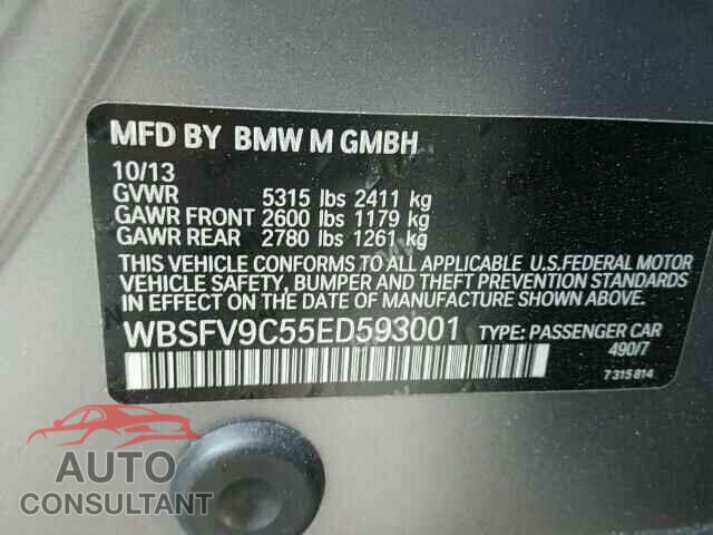 BMW M5 2014 - WBSFV9C55ED593001