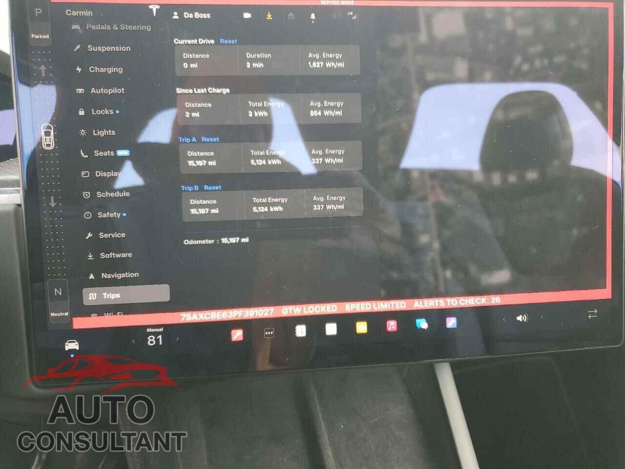 TESLA MODEL X 2023 - 7SAXCBE63PF391027