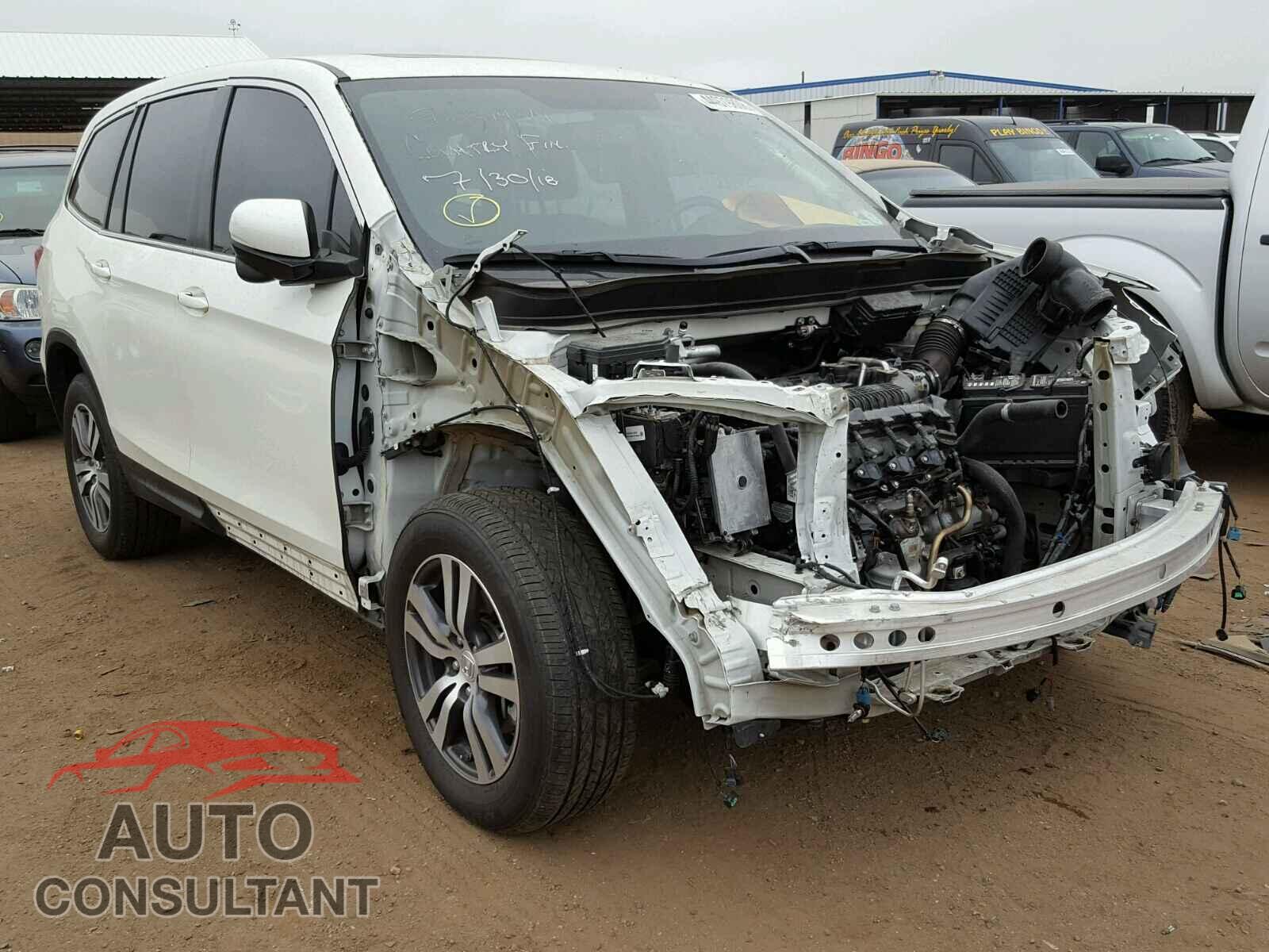 HONDA PILOT EXL 2017 - 5FNYF6H54HB014792