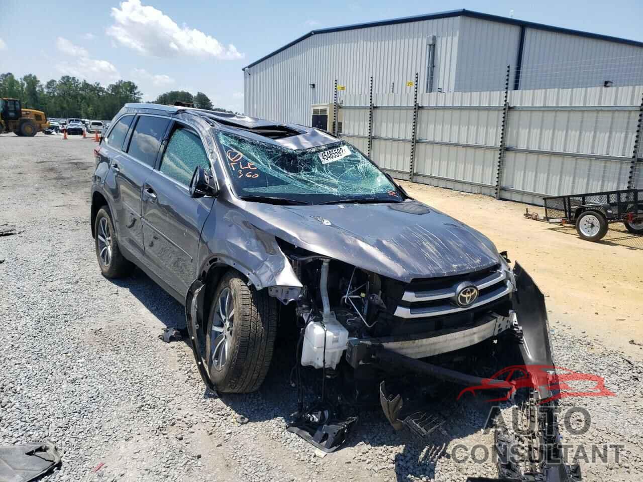 TOYOTA HIGHLANDER 2019 - 5TDKZRFH2KS574602