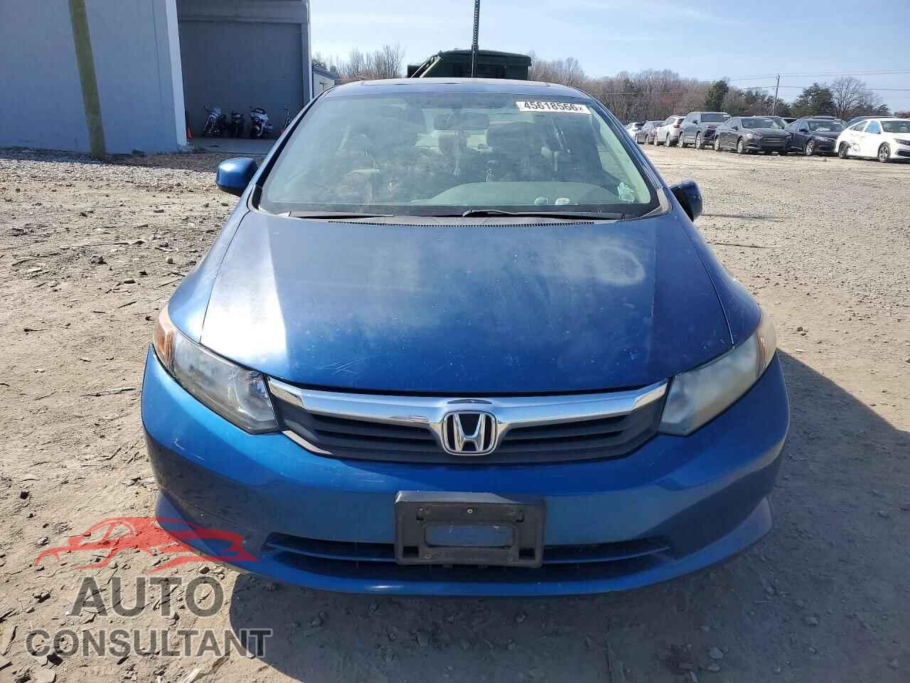 HONDA CIVIC 2012 - 2HGFB2F86CH509086