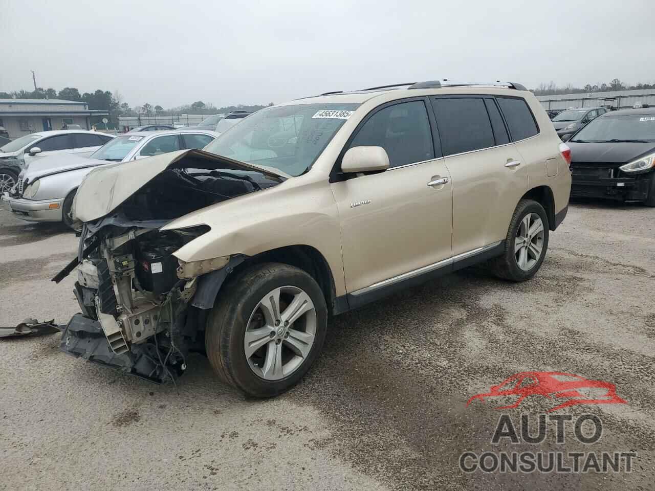 TOYOTA HIGHLANDER 2012 - 5TDDK3EH9CS159855