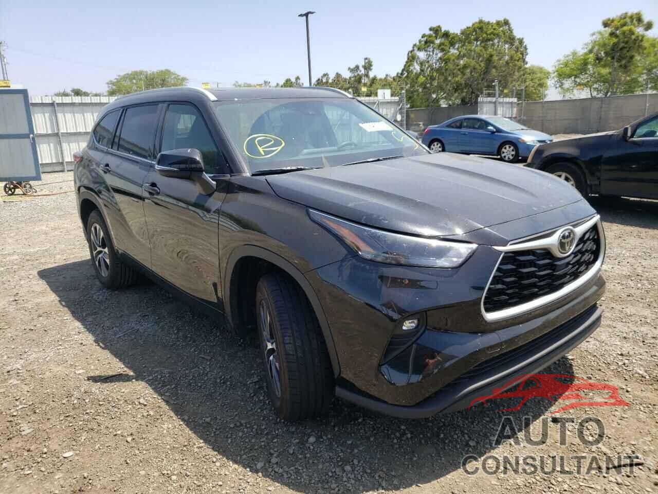 TOYOTA HIGHLANDER 2022 - 5TDGZRAH5NS544009