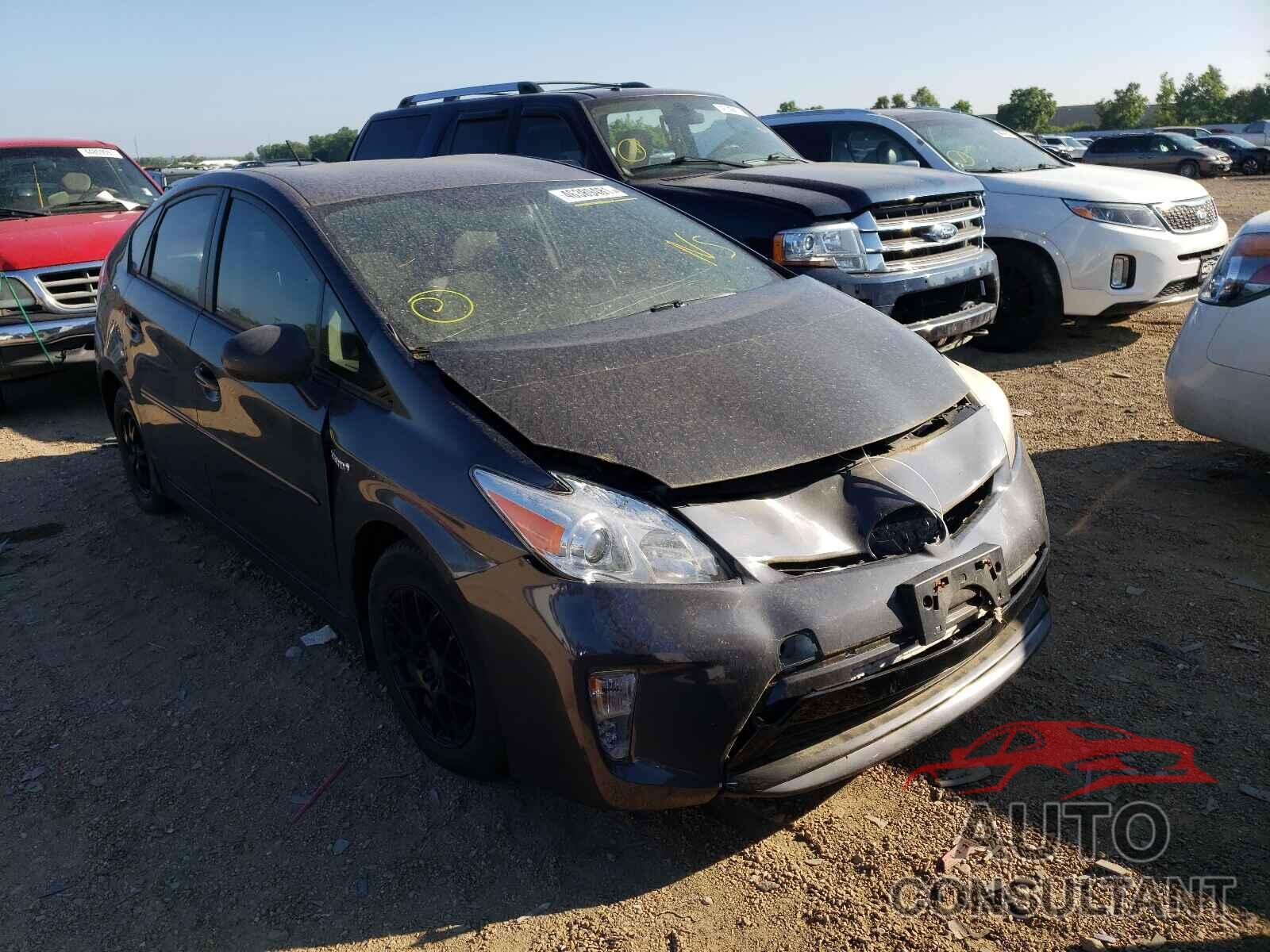 TOYOTA PRIUS 2012 - JTDKN3DU1C5462275