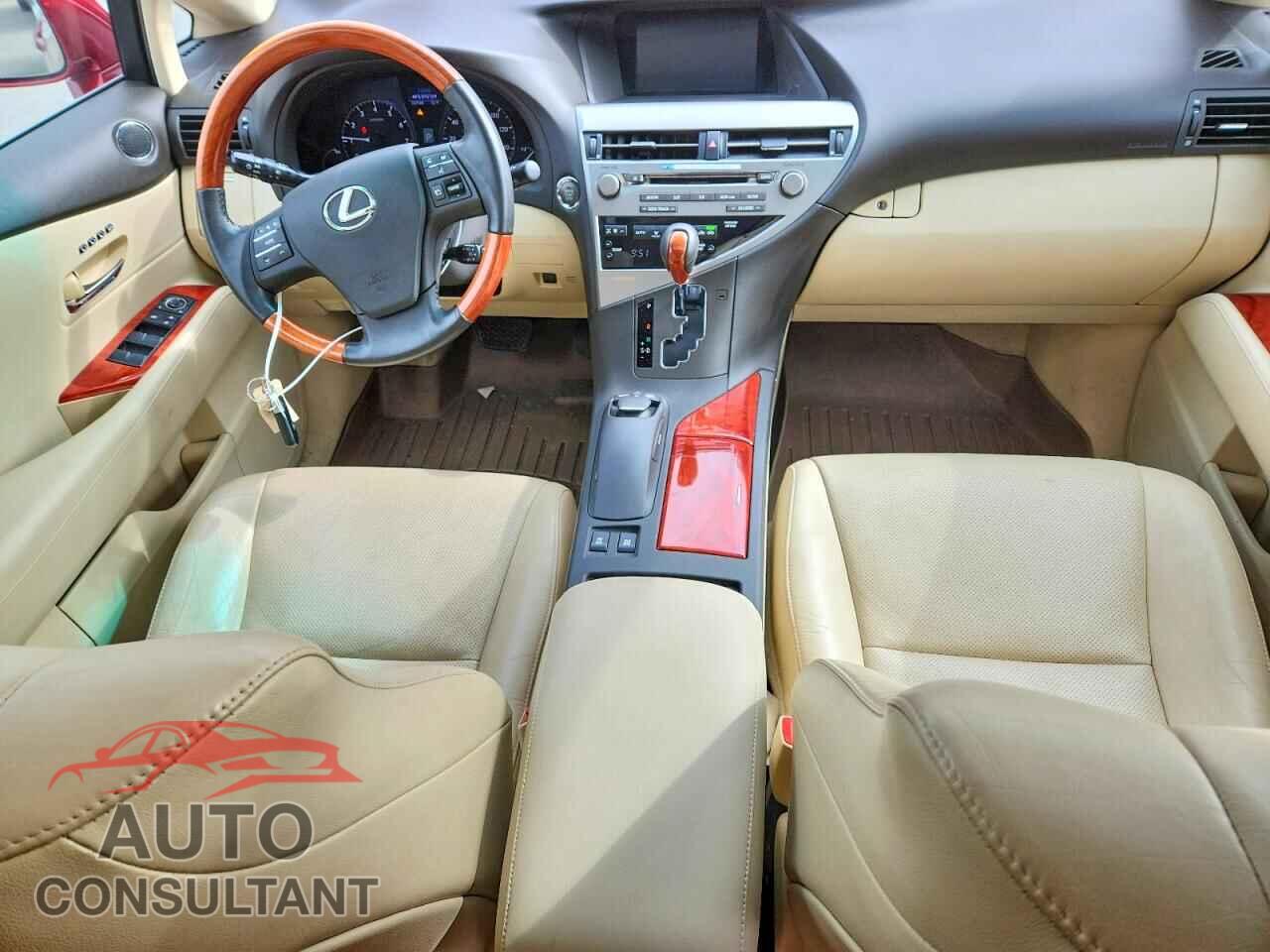 LEXUS RX350 2011 - 2T2BK1BA2BC086432