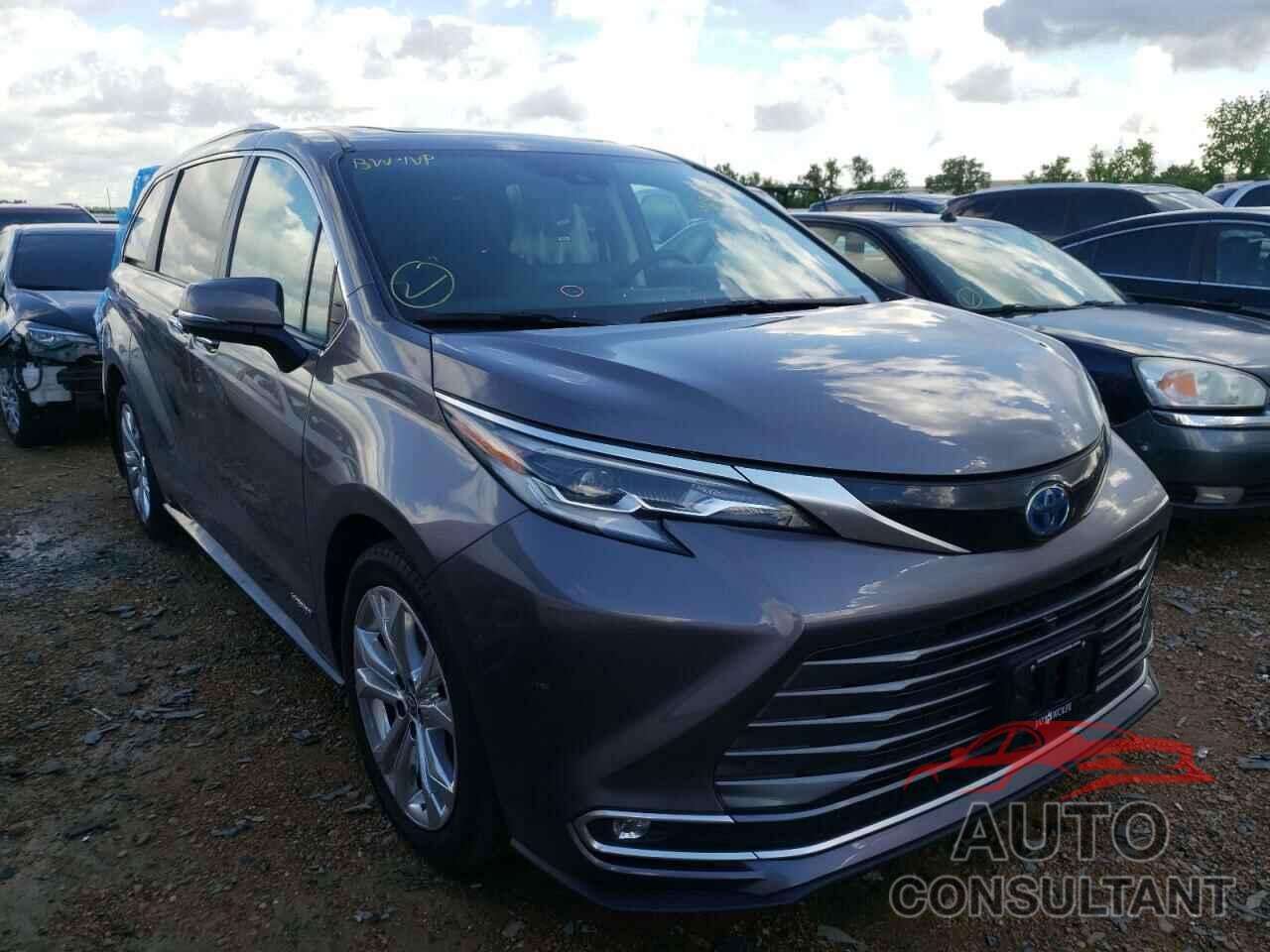 TOYOTA SIENNA 2021 - 5TDERKEC2MS001924