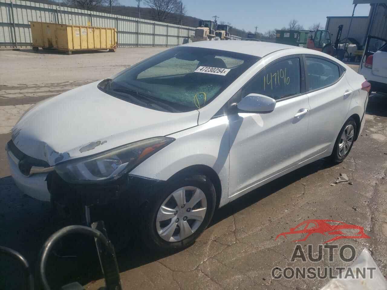 HYUNDAI ELANTRA 2016 - 5NPDH4AE3GH751571