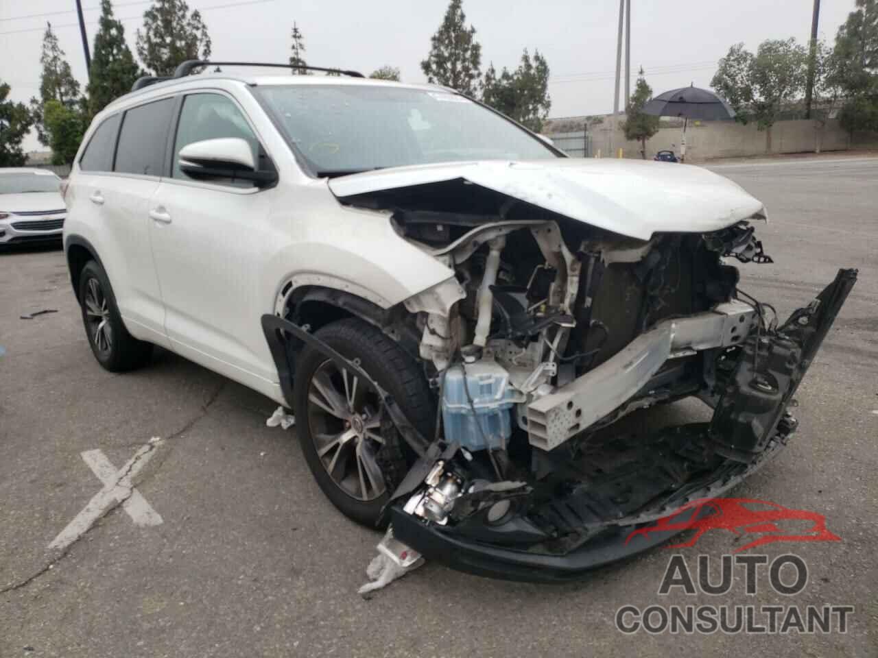 TOYOTA HIGHLANDER 2016 - 5TDKKRFH4GS135106