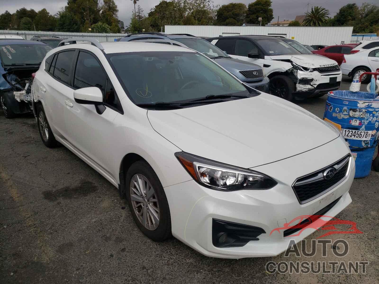 SUBARU IMPREZA 2017 - 4S3GTAD62H3741397